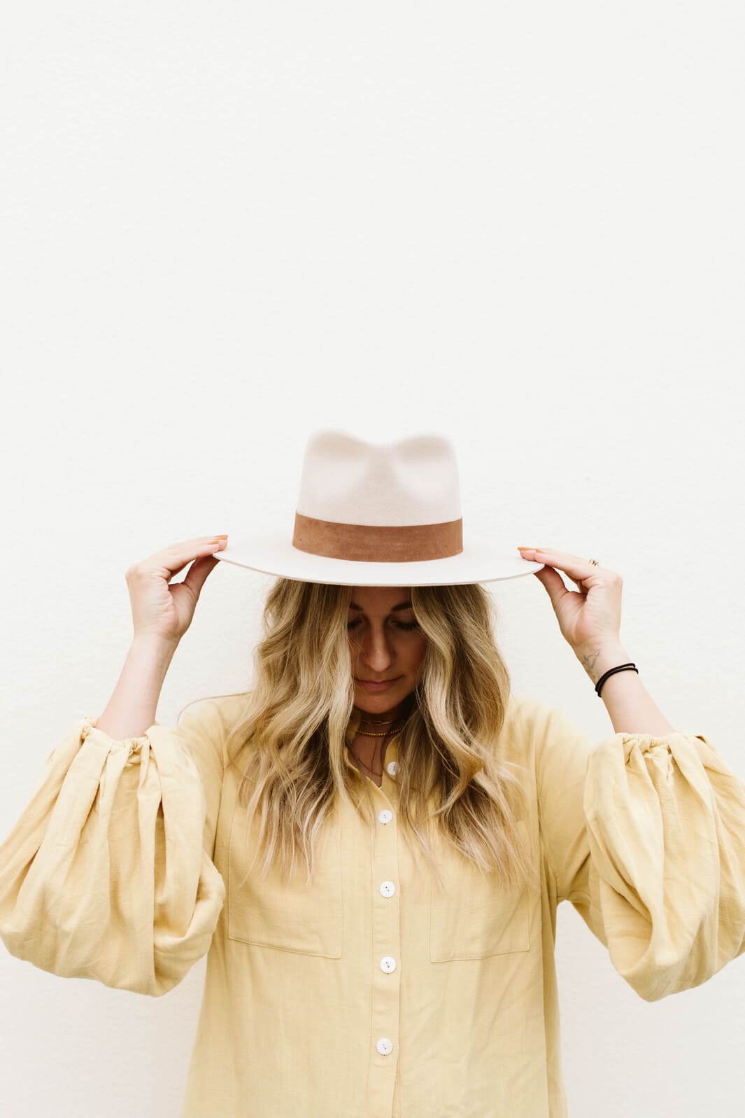 Gigi Pip Miller Fedora in Ivory