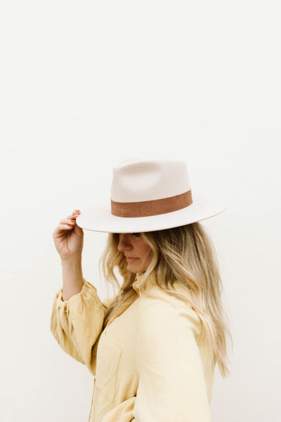 Gigi Pip Miller Fedora in Ivory